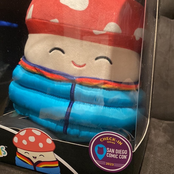 Squishmallow SDCC Malcolm the Mushroom 8” NWT 1 of 565 San Diego Comic Con 2023 - Picture 6 of 6
